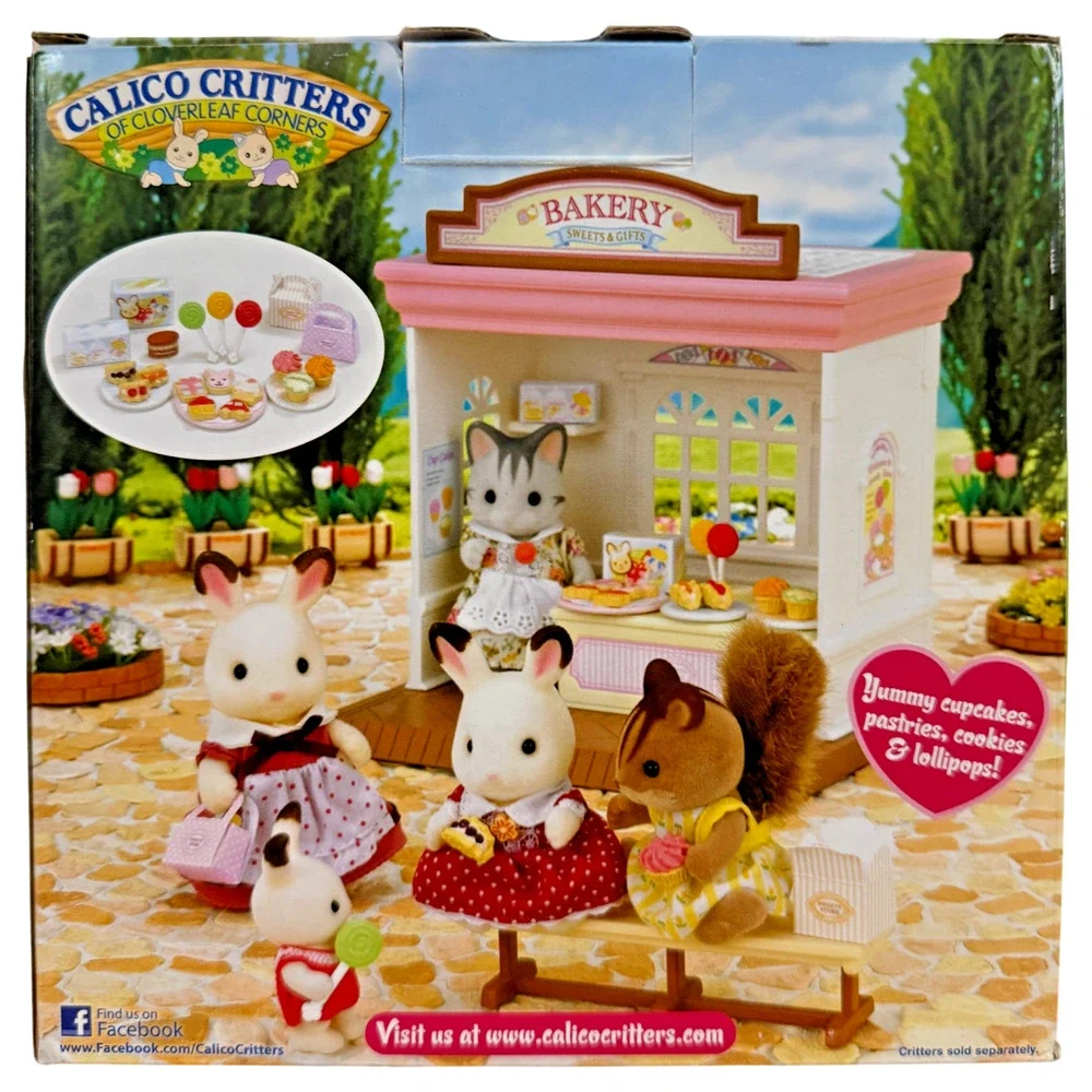 Calico Critters Bakery CC1464 Sweets Shop 20+ Pieces Sylvanian Families NIB NOS